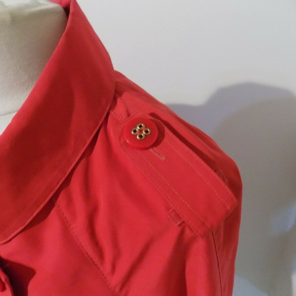 ETCETERA Tangerine Orange Belted Jacket, 00 - Picture 3 of 5